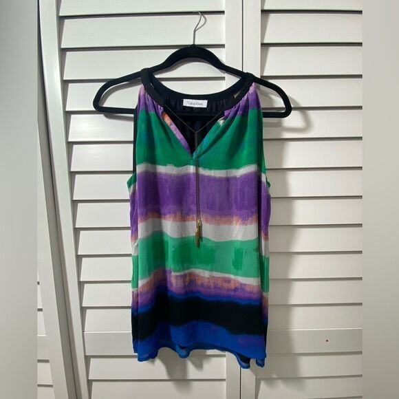 Calvin Klein Tops - Calvin Klein Multicolor Sleeveless Top